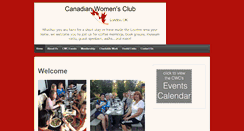 Desktop Screenshot of canadianwomenlondon.org
